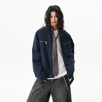 Urban Canvas Zip Harrington Jacket