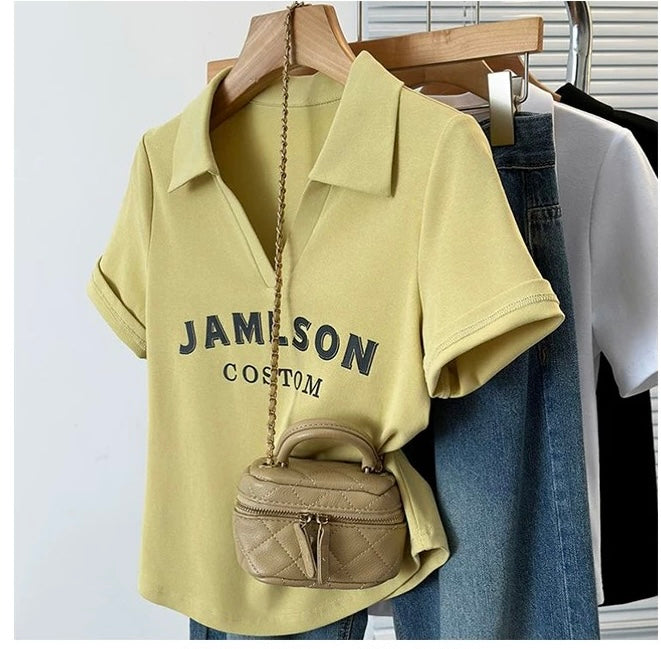 Casual Summer Polo T-Shirt for Women