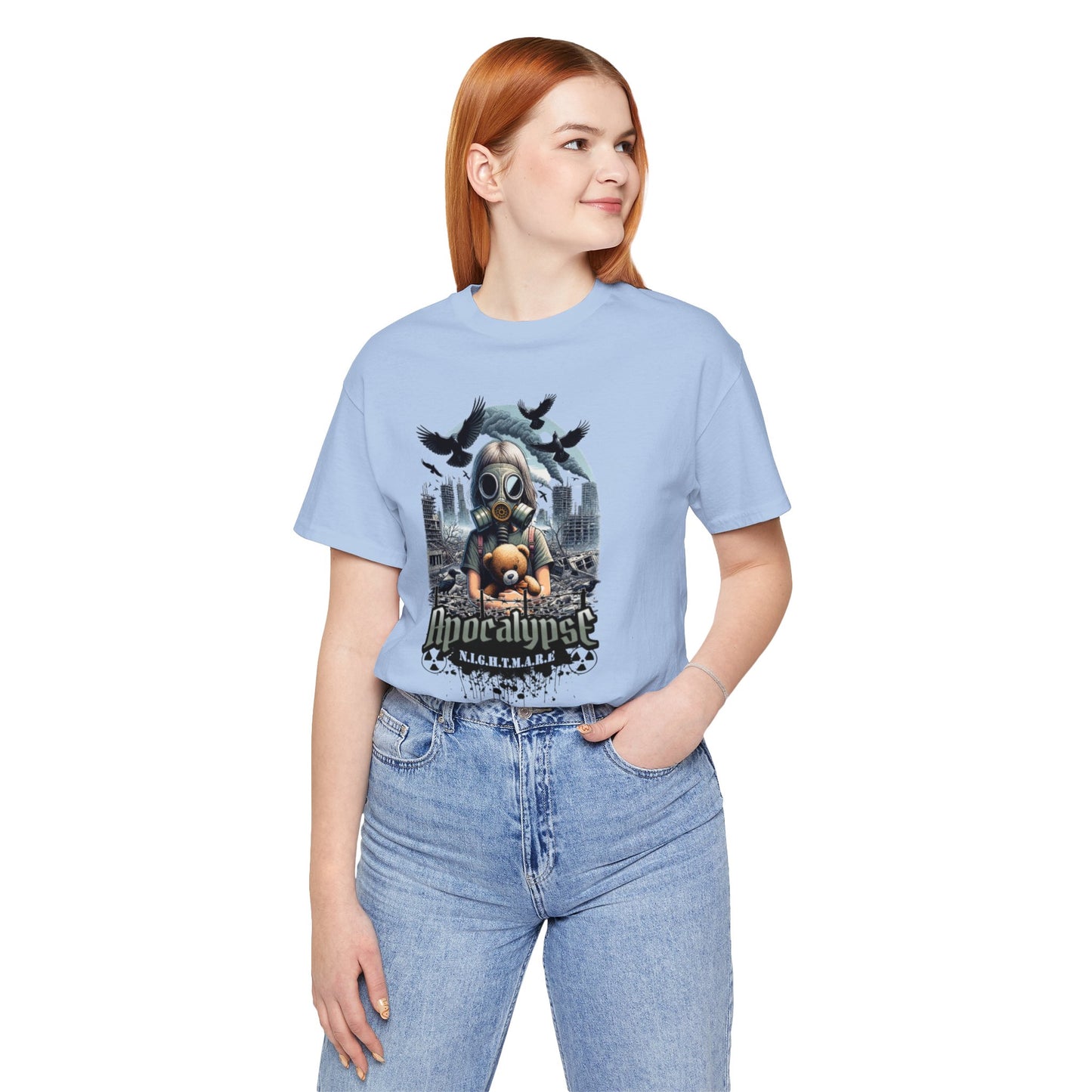 Apocalypse Nightmare Graphic T-Shirt with Dark Urban Design