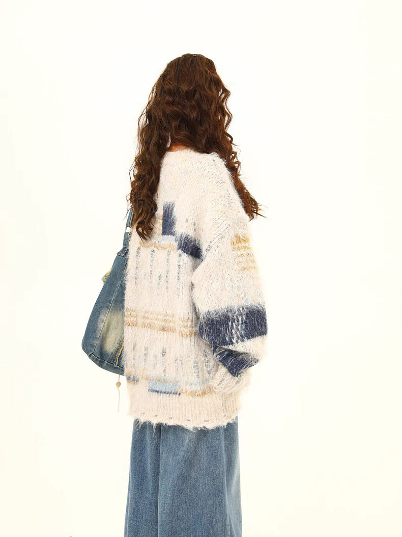 Cozy Nomad Vintage Knit Sweater