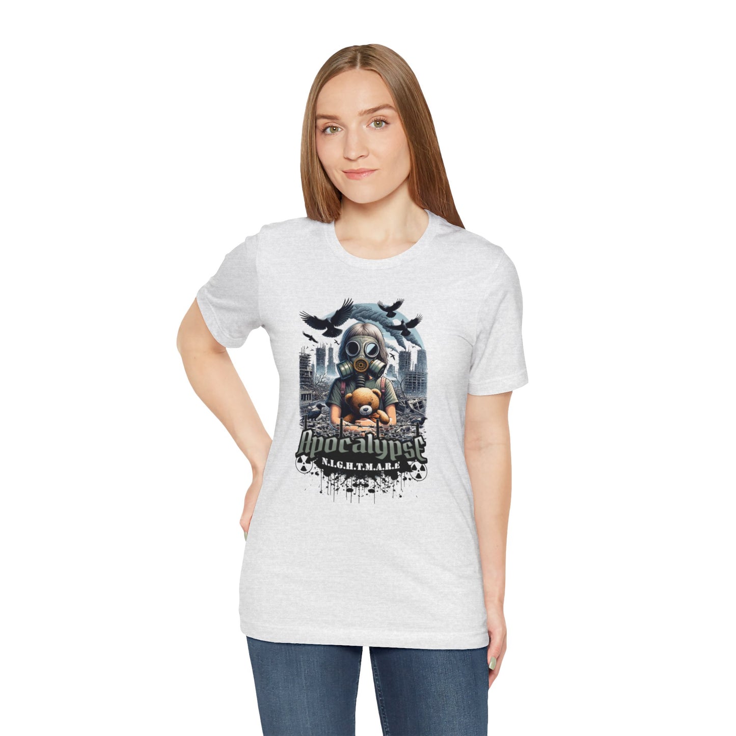 Apocalypse Nightmare Graphic T-Shirt with Dark Urban Design