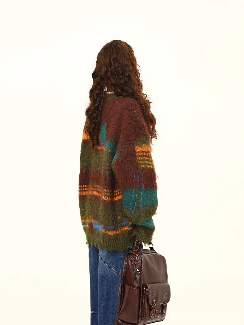 Cozy Nomad Vintage Knit Sweater