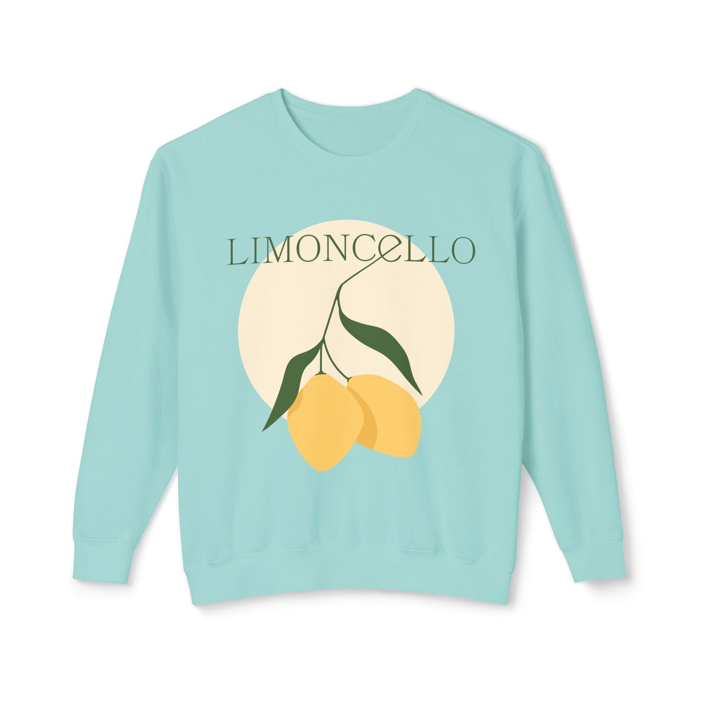 Limoncello Graphic Women's Sweatshirt – Casual, Lightweight, and Stylish Lemon Print Pullover