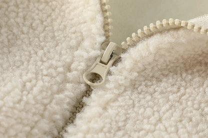 Hooded Fleece Jacket with Pocket
