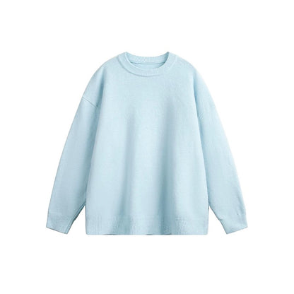 Rustic Ember Oversized Knit Sweater