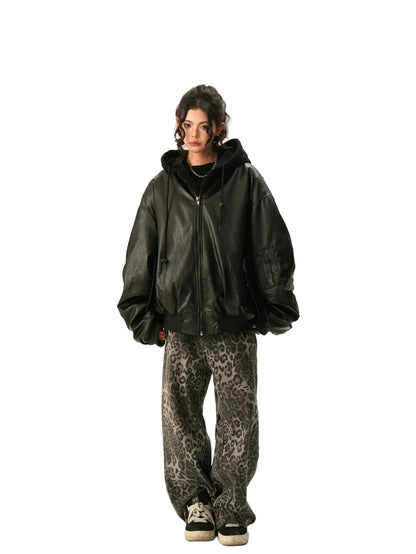 Shadow Forge Dual-Layer  PU Jacket