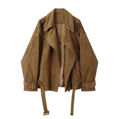 Rustique Suede Vintage Moto Jacket