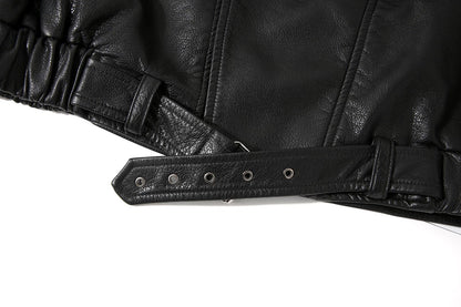 Urban Sculpt Asymmetry Leather Jacket