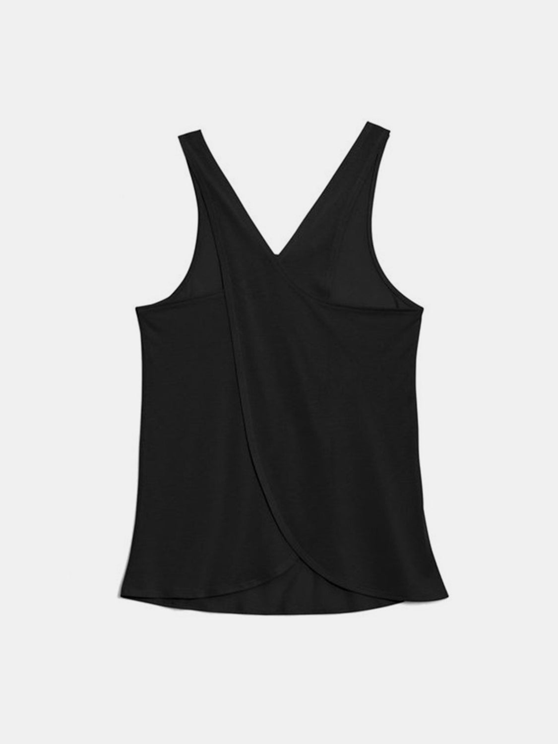 Crisscross Scoop Neck Active Tank - bllue yonders