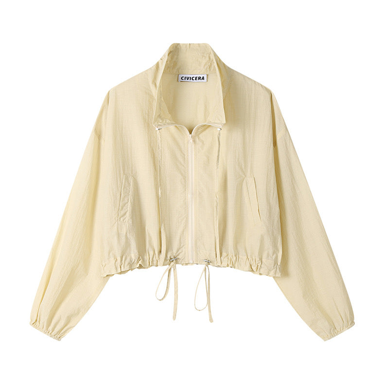 Ruffled Edge Lightweight Summer Jacket