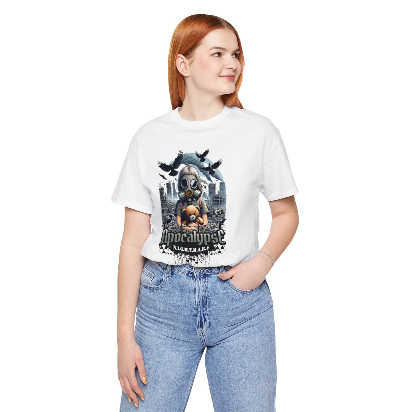 Apocalypse Nightmare Graphic T-Shirt with Dark Urban Design