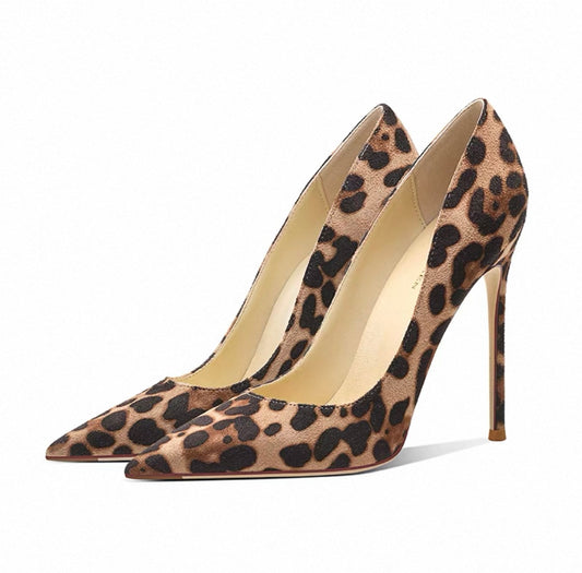 Fierce Leopard Print Stiletto Pumps