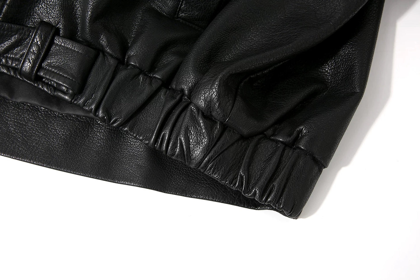 Urban Sculpt Asymmetry Leather Jacket