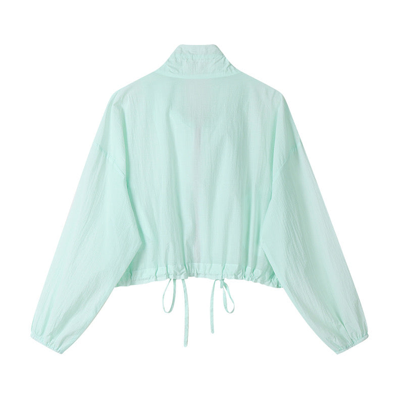 Ruffled Edge Lightweight Summer Jacket