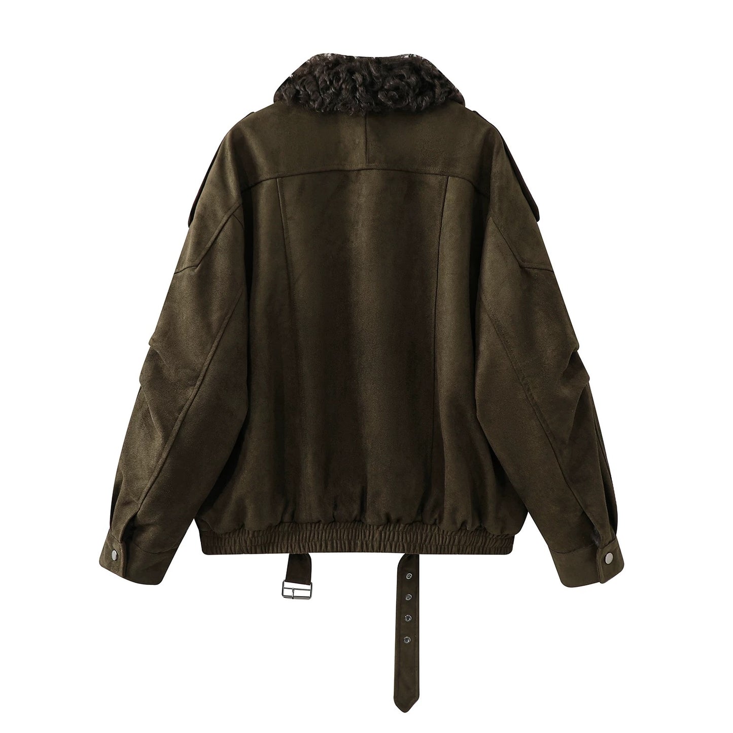 Alpine Luxe Shearling Suede Jacket