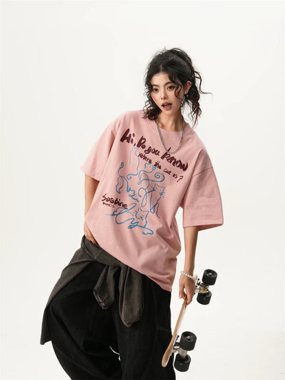 Grafficat Oversized Street Tee