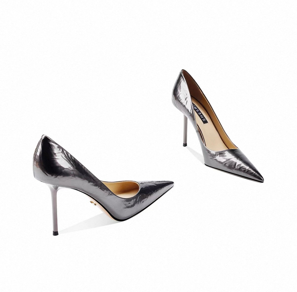 Metallic Mirage Luxury Designer Heels