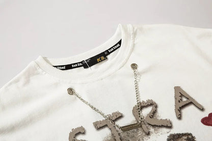 Heartcore Teddy Street Graphic Tee