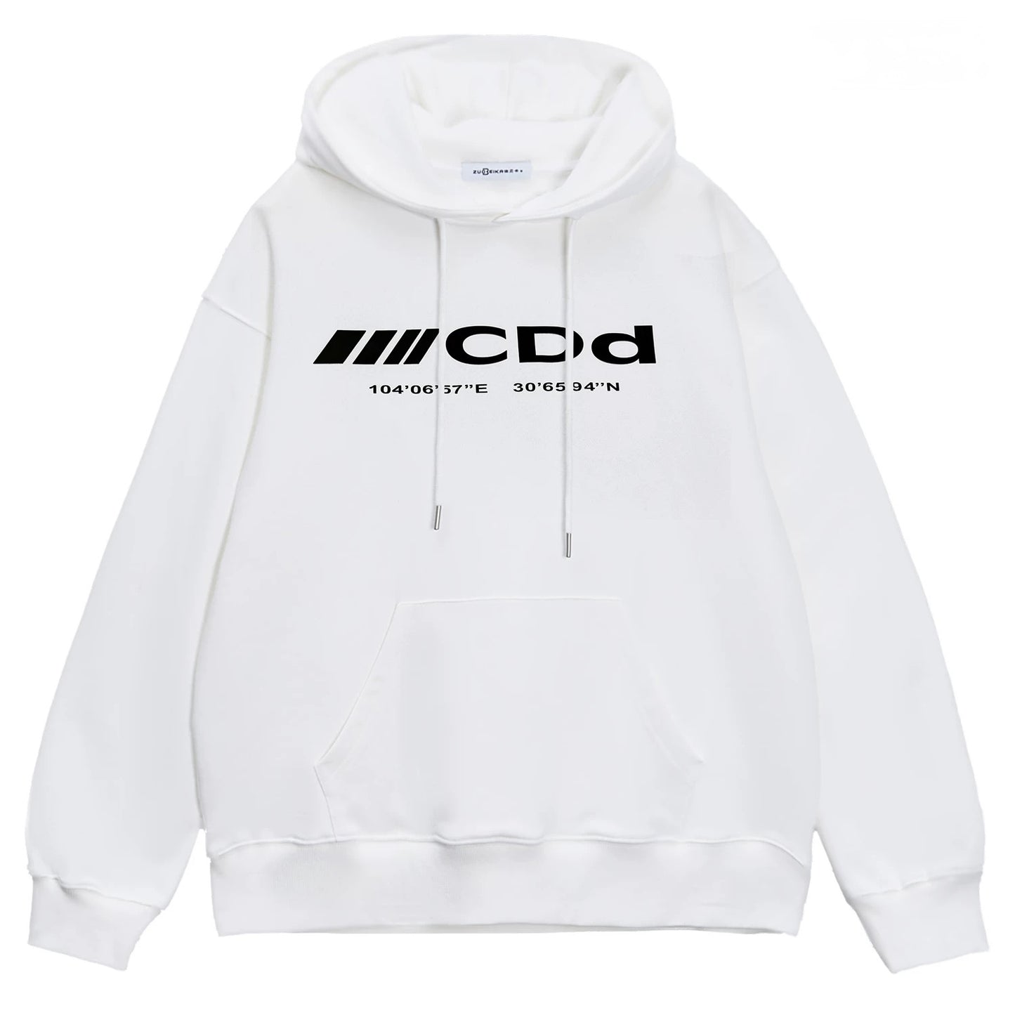 Compass Mark Modern Street Hoodie