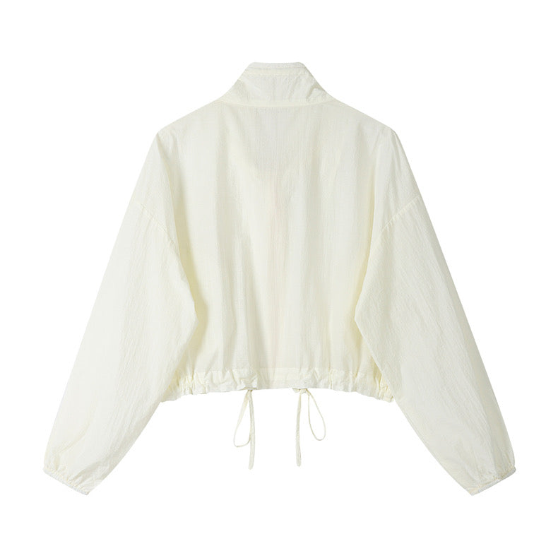 Ruffled Edge Lightweight Summer Jacket