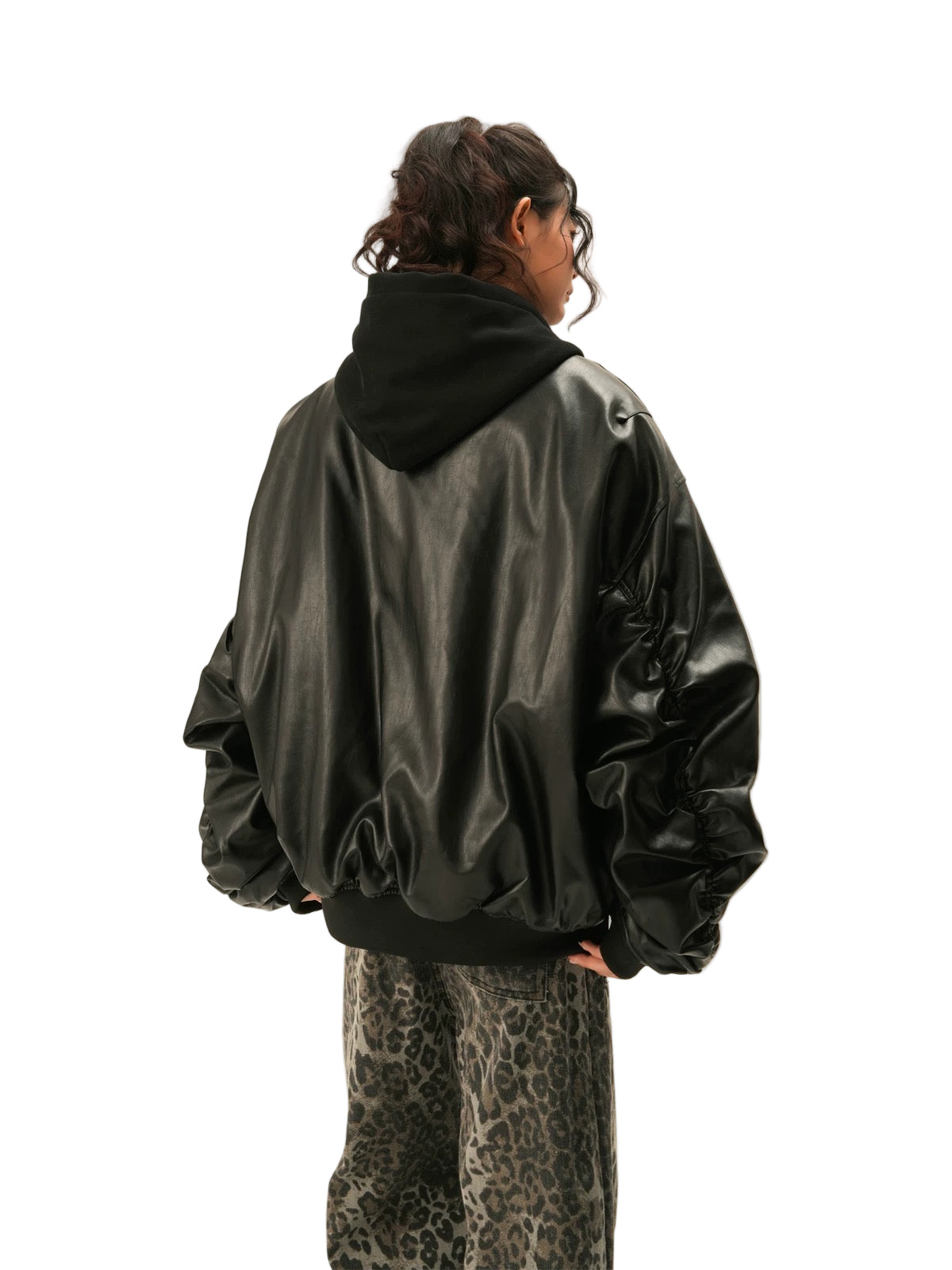 Shadow Forge Dual-Layer  PU Jacket
