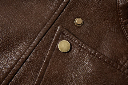 Urban Sculpt Asymmetry Leather Jacket