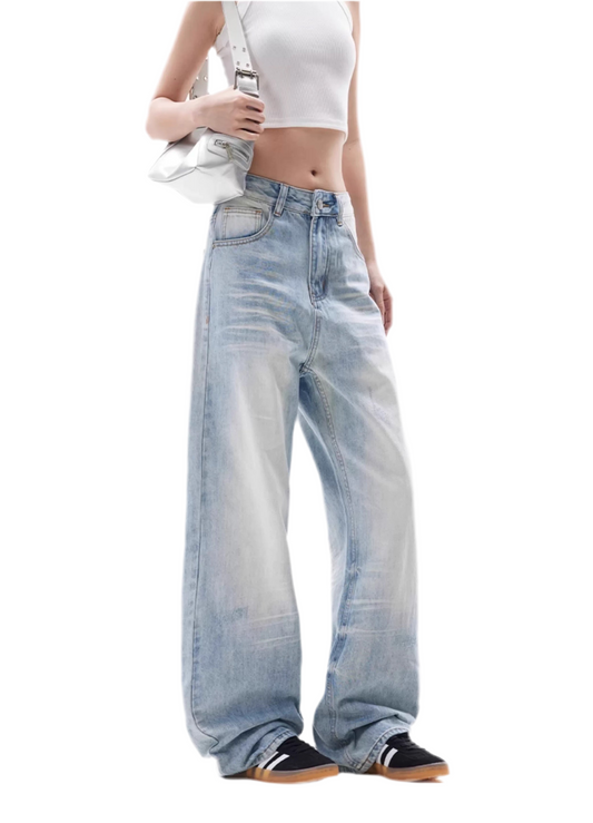 Laidback Fit Straight Jeans