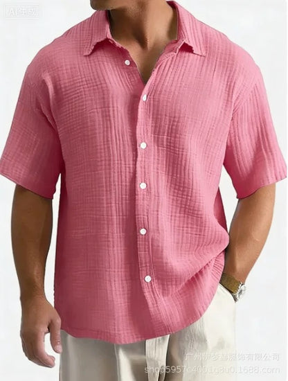 Textured Resort Button Down Shirt
