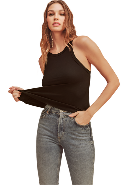 Women Lightweight Ribbed Tank