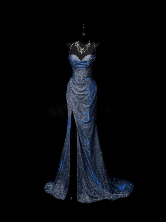 Sparkle Royal Blue Sequin Gown