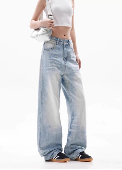 Laidback Fit Straight Jeans