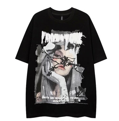 Gothic Bloom Front-Back Tee