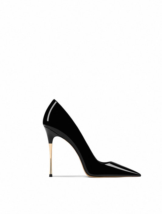 Midnight Gloss Golden Edge Heels