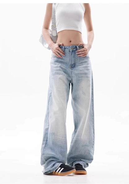 Laidback Fit Straight Jeans
