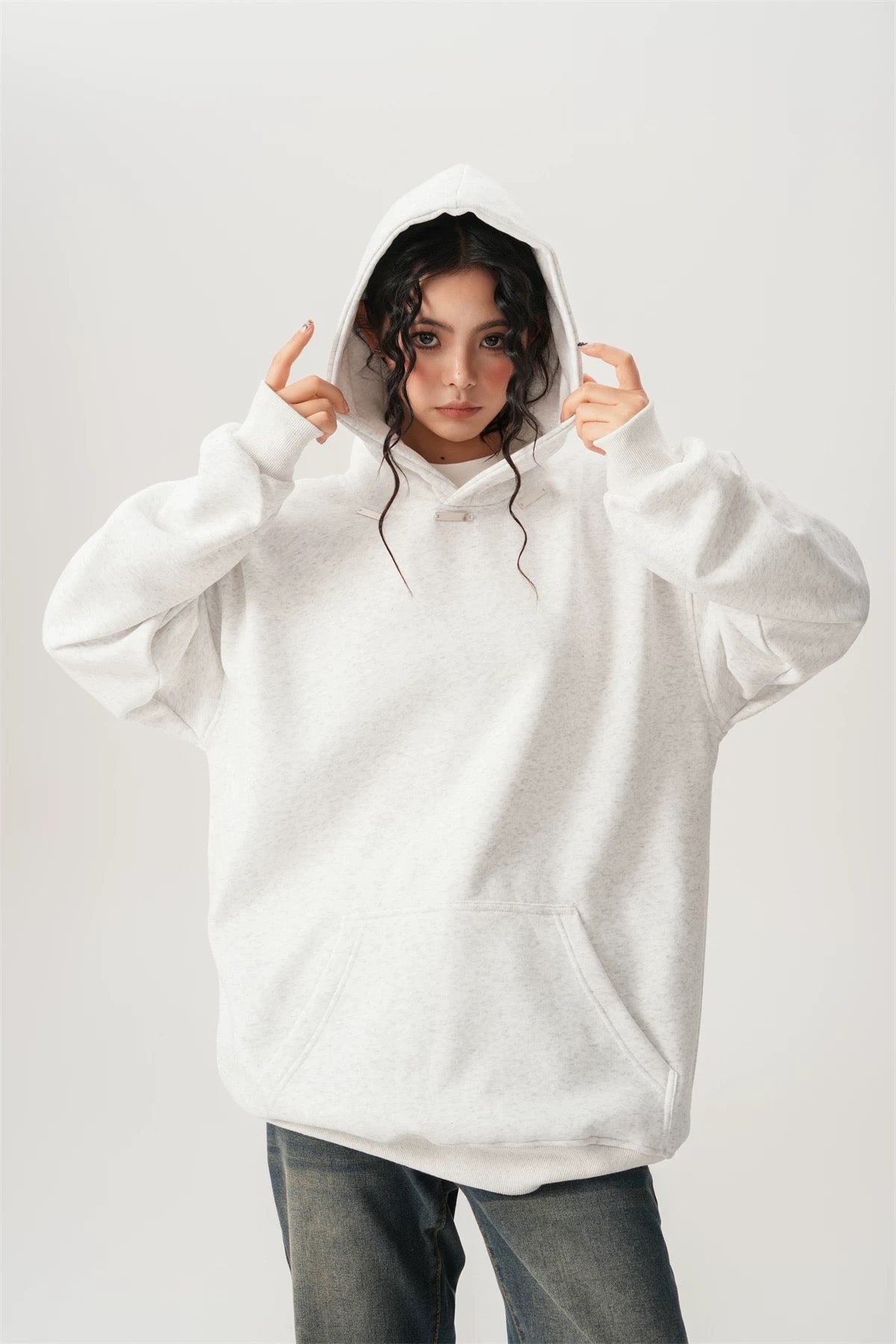 Street Luxe Slouchy Loose Hoodie
