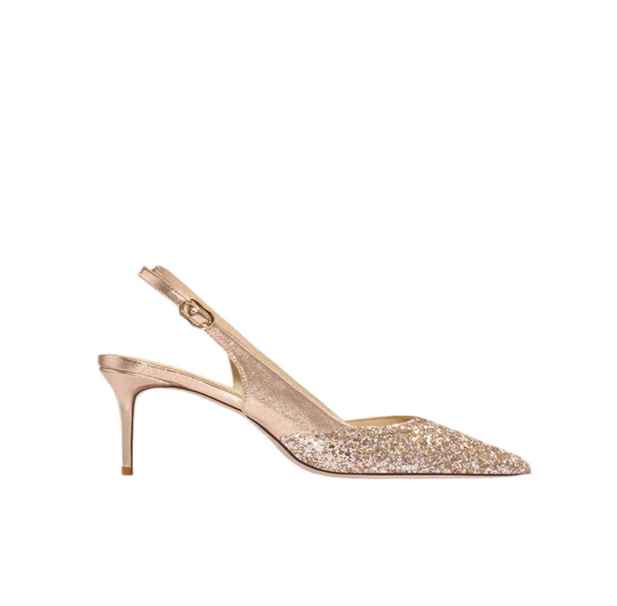 Dazzling Metallic Glitter Party Heels