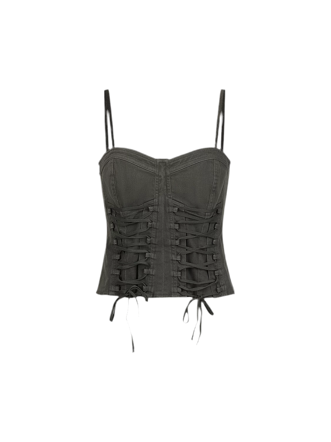 Strappy Zipper Street Top