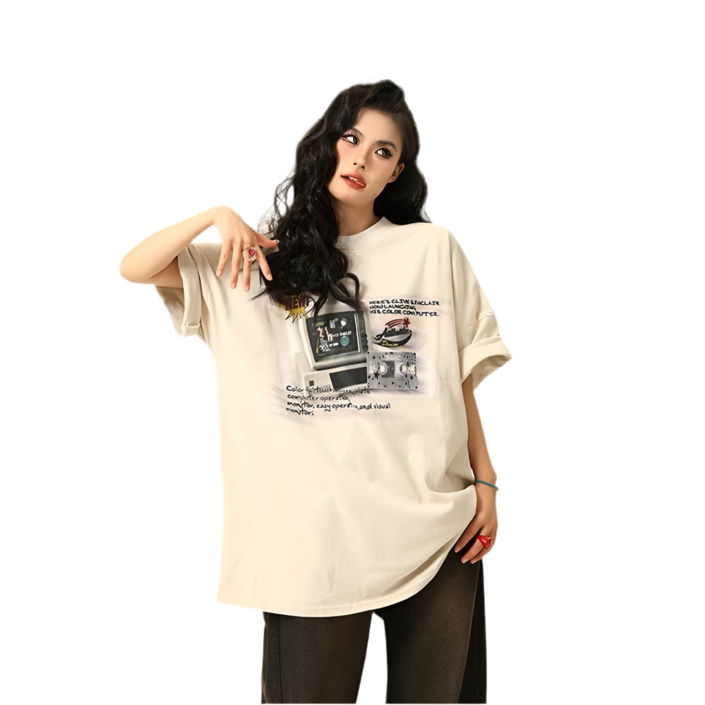 Vintage Broadcast Washed Oversized Tee
