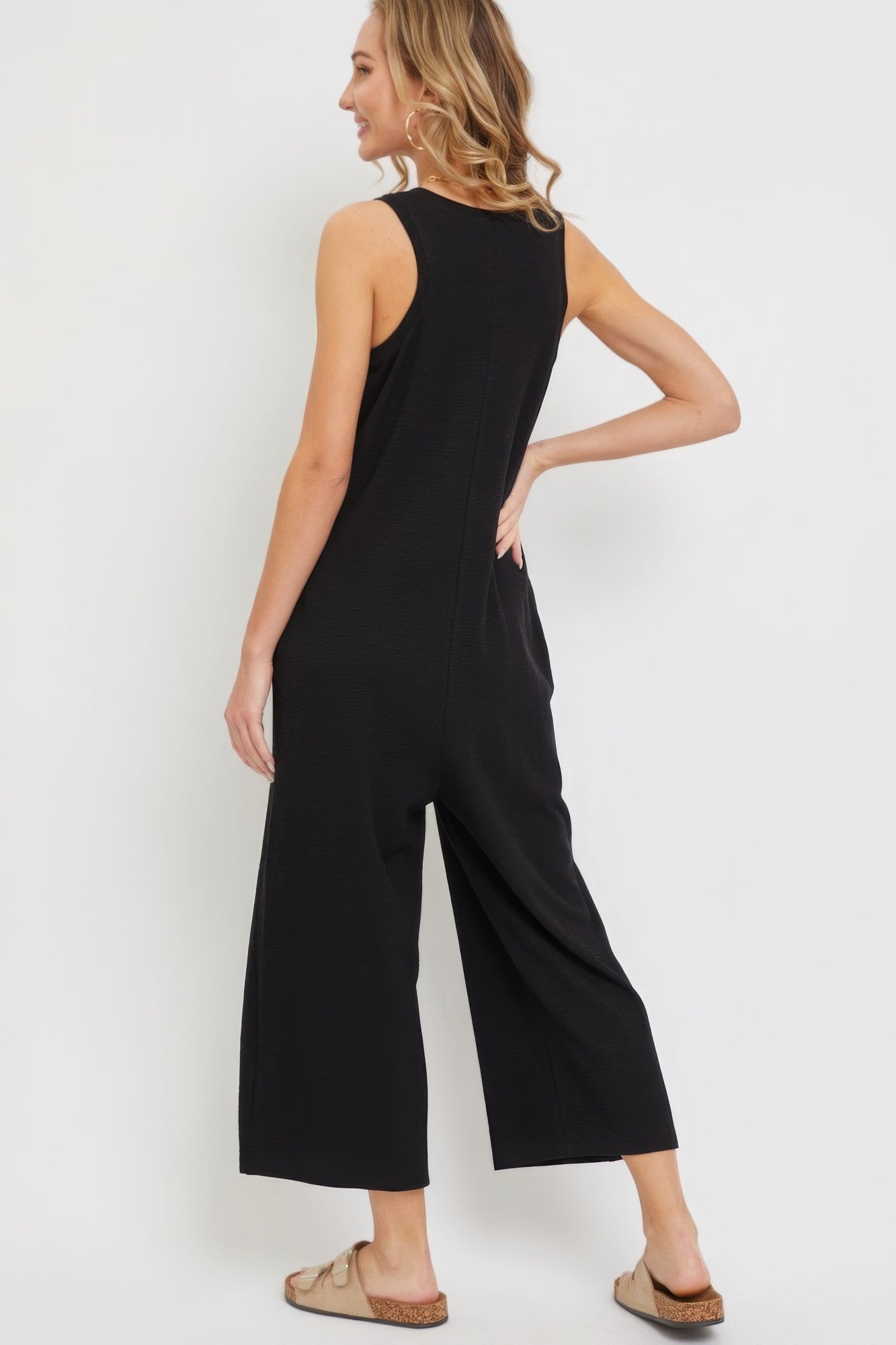 Buttondown Jumpsuit - blue yonderz