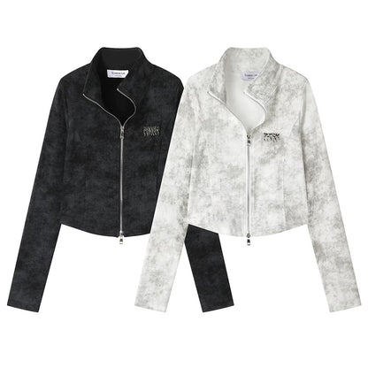 Women's Stylish Fitted Zip-Up Jacket