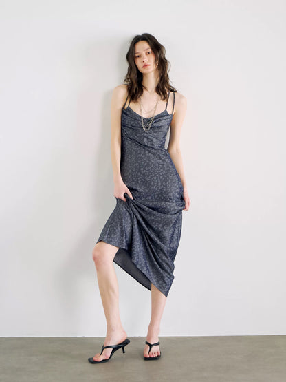 Chic Leopard Print Maxi Sundress