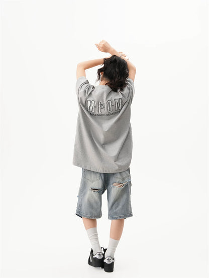 Midnight Layers Oversized Street Tee