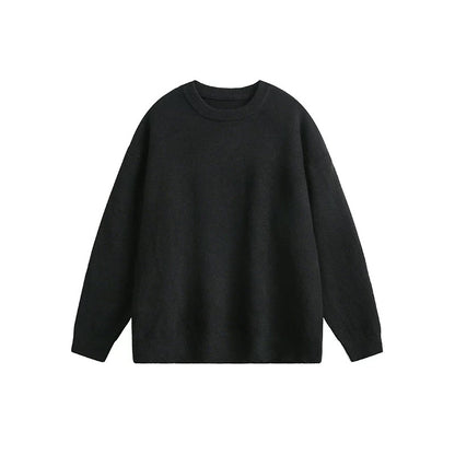 Rustic Ember Oversized Knit Sweater