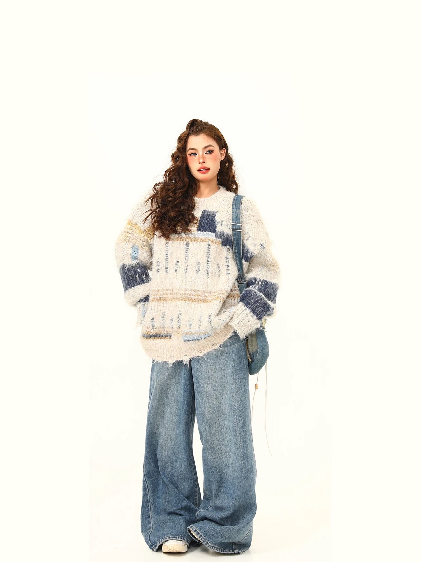 Cozy Nomad Vintage Knit Sweater