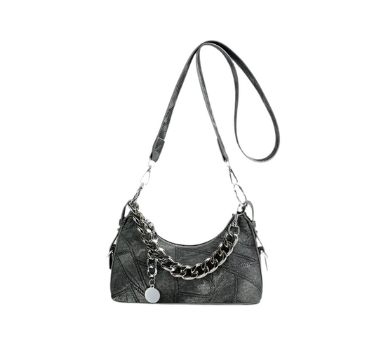 French Style Crossbody Baguette Bag
