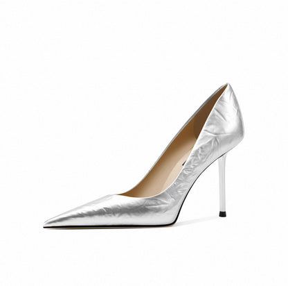 Metallic Mirage Luxury Designer Heels