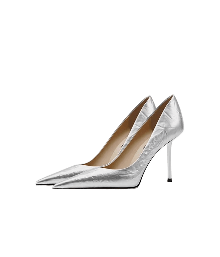 Metallic Mirage Luxury Designer Heels
