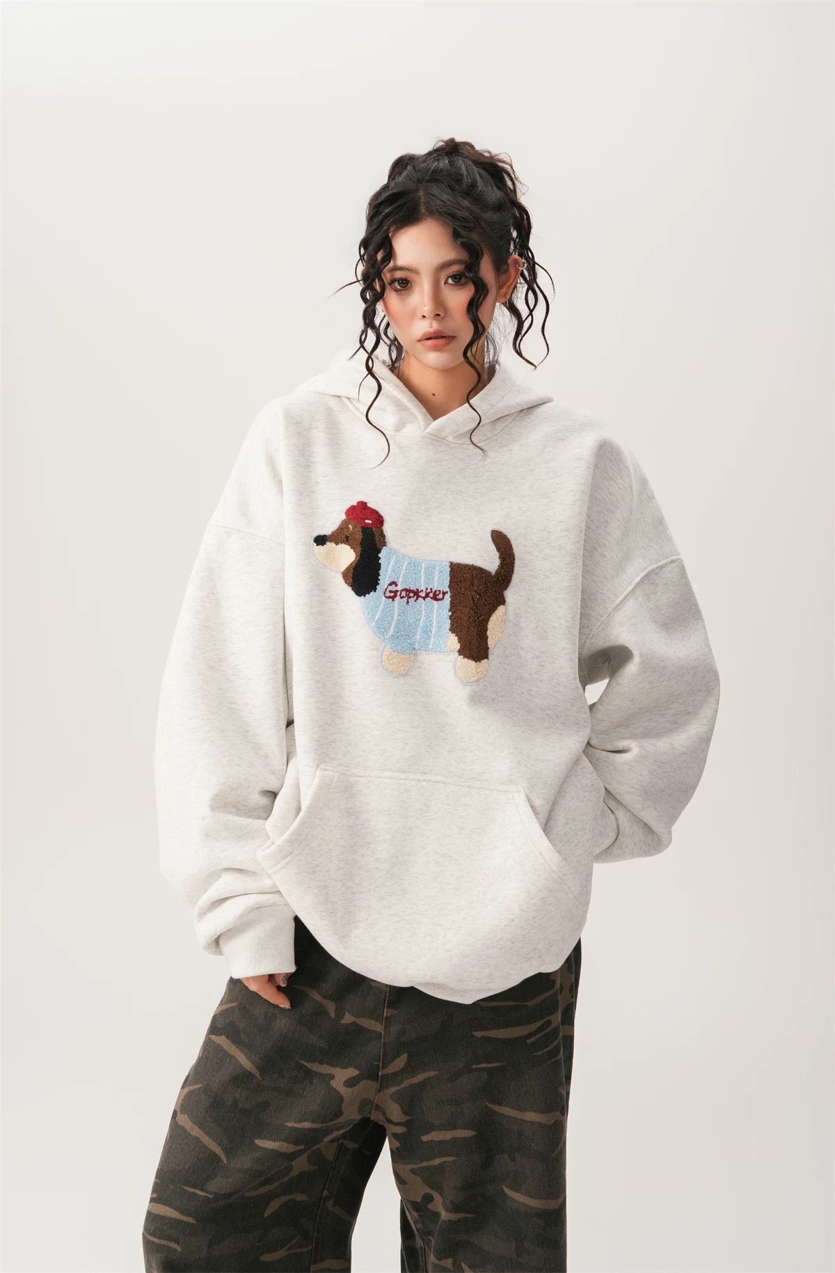 Dachshund Embroidered Dog Hoodie