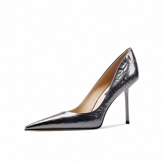 Metallic Mirage Luxury Designer Heels