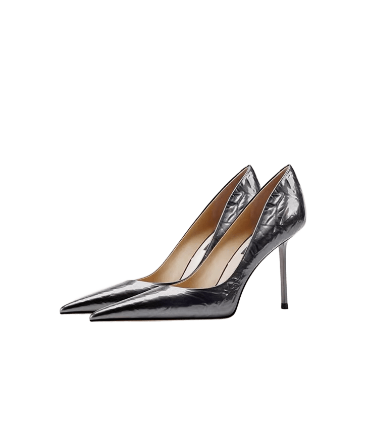 Metallic Mirage Luxury Designer Heels